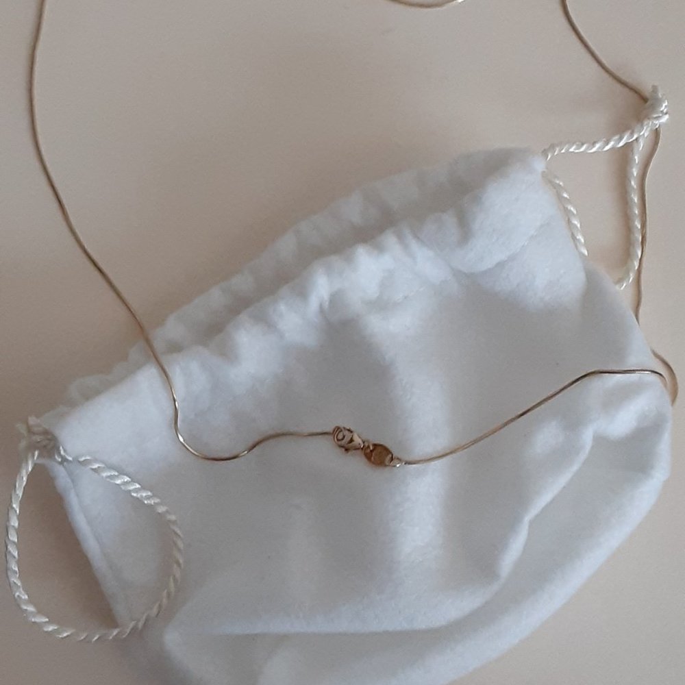 Savor 14K Gold Bonded 24" Snake Chain Necklace